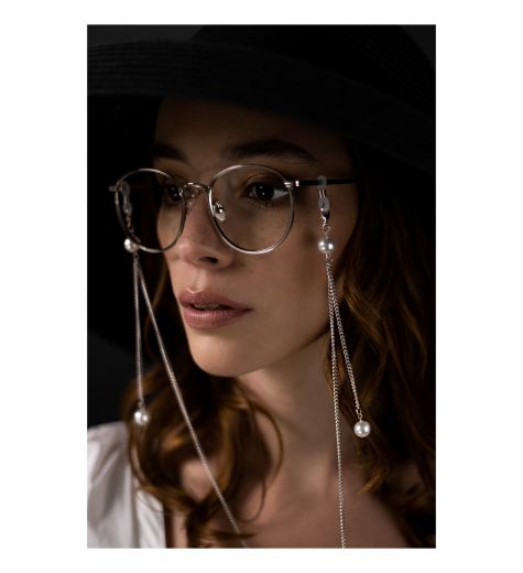 Lančić za naočale Kate - srebrni